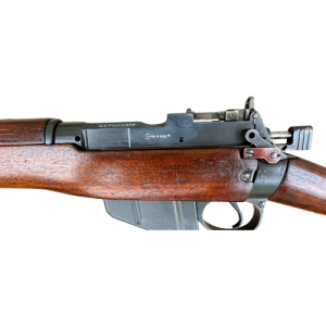 Alternative view of WW2 British Savage Enfield No.4 MK1 Caliber .303 *Marked βU.S. Property Rifle (Original)