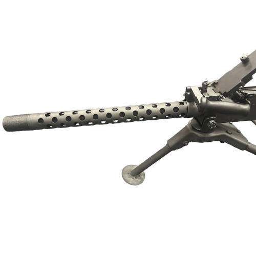 WW2 US 1919-A4 Browning/GSW Side Plate with Izzy Kit -Semi-Auto Caliber .308 Machine Gun with Bipod T&E Pintle (Original Parts) - Image 2