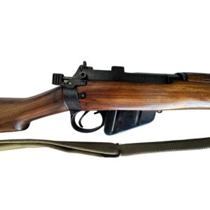 Alternative view of British Savage Enfield No.4 MK1 1941 *Marked βU.S. Property Rifle & Bayonet-Scabbard and Sling (Original)