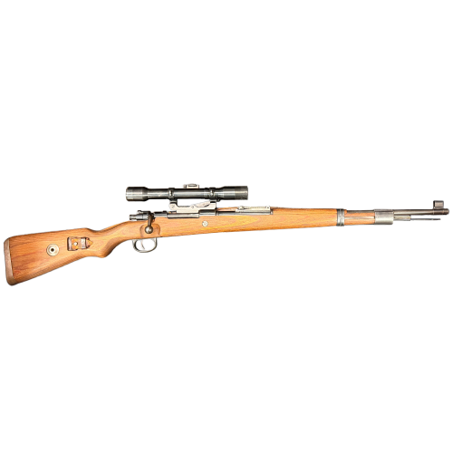 WW2 German K98 CE All-Matching Bolt-Action Caliber 8mm Sniper Rifle By JP Sauer & Sohn Dated 1944 With 4X60 Kahles Sniper Scope & Mounts (Original)