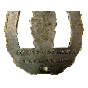 Alternative view of WW2 German Kreigsmarine Minesweeper Badge By Schwerin (Original)