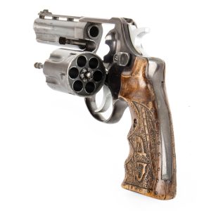 Alternative view of Zastava M83 .357 Magnum Revolver 4 Inch Blued - Good Condition - Trench Art Grips