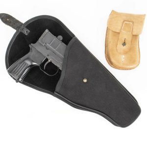 Alternative view of Southern Tactical VZ61 32 ACP Skorpion Pistol w/3 Mags & Leather Pouch Black Grip