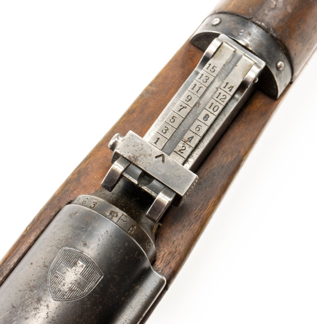 Swiss K31 7.5x55mm Original Straight Pull Rifle - Image 4